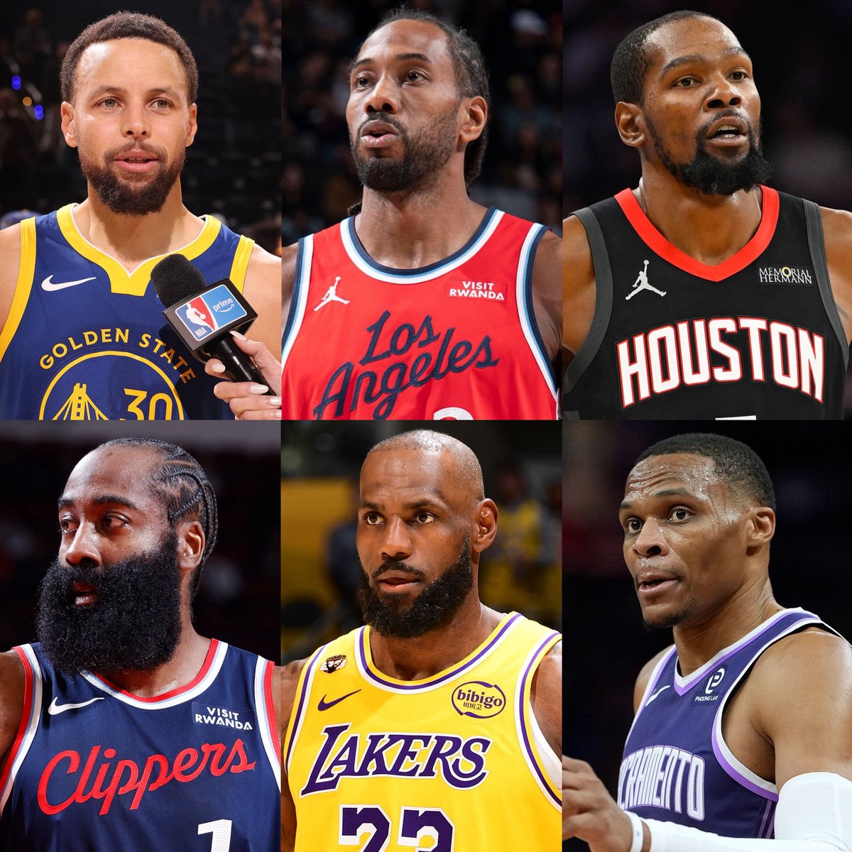 PolymarketHoops's tweet image. The OG’s this season:

Steph: 28.1 PPG - 4.9 APG - 3.8 RPG
Kawhi: 28.2 PPG - 6.3 RPG - 3.5 APG
Durant: 26.3 PPG - 5.4 RPG - 4.5 APG

Harden: 25.8 PPG - 8.1 APG - 4.7 RPG
LeBron: 22.7 PPG - 6.9 APG - 5.8 RPG
Russ: 15.1 PPG - 7.0 APG - 6.4 RPG

🔥🔥🔥🔥
