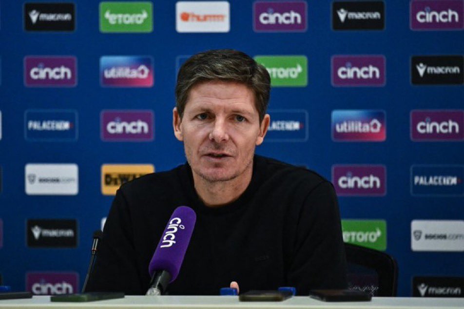 FabrizioRomano's tweet image. 🚨❗️ Oliver Glasner: “Crystal Palace are fine to end the season like this — with Oliver Glasner, with another manager, I don't know”.

“I DON’T CARE”, says via @BobbyManzi.