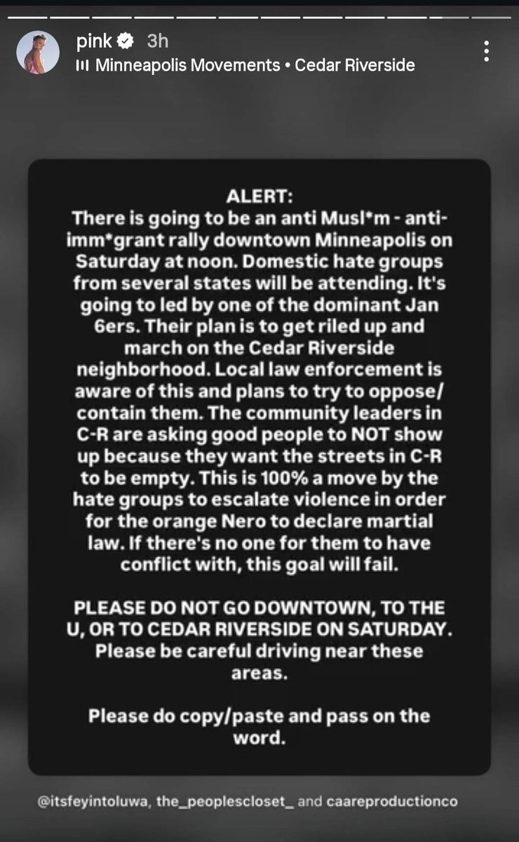 Pink told everyone where Jake Lang would be