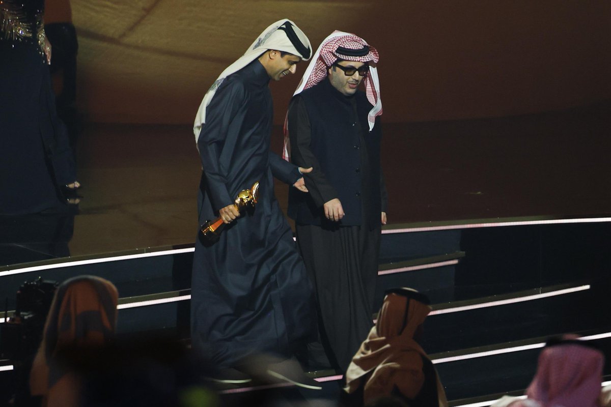 تكريم أخوي الغالي ناصر الخليفي في حفل جوائز #جوي_اووردز 2026 بجائزة صناع الترفيه الماسية 🙏❤️ 

يُبث مباشرة عبر شاشة MBC 📺

Honoring my dear brother Nasser Al-Khelaifi with the Diamond Entertainment Creators Award at the #JoyAwards 2026 ❤️🙏

📺 Live on MBC

#موسم_الرياض