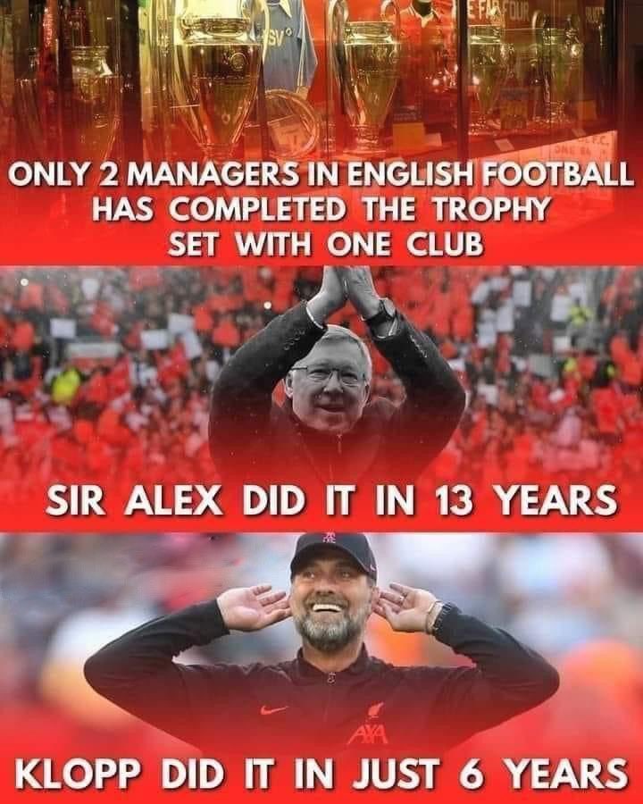 We actually don’t talk abt this Klopp dominance enough🤯
