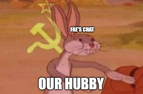 *just casually takking to chat.*
Me- "my hubby....." 
Credit for meme <a href="/lavaplanet18/">lavaplanet18</a>