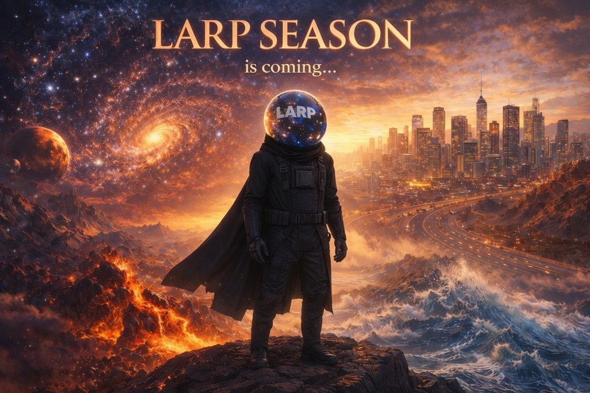 larpball's tweet photo. All worlds align.

LARP Season is coming.

$LARPBALL. https://t.co/ZiOpgVa9Kt