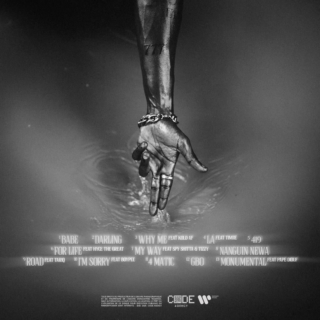 paulo_chakal's tweet photo. 777 COVER &amp; TRACKLIST 🏴‍☠️🖤

Merci pour tout l’amour que vous m’avez accordé c’est à mon tour de vous le rendre ❤️

23•01•2026🏴‍☠️

https://t.co/m0P7RQ2gQj https://t.co/LEl6SNI5Iw