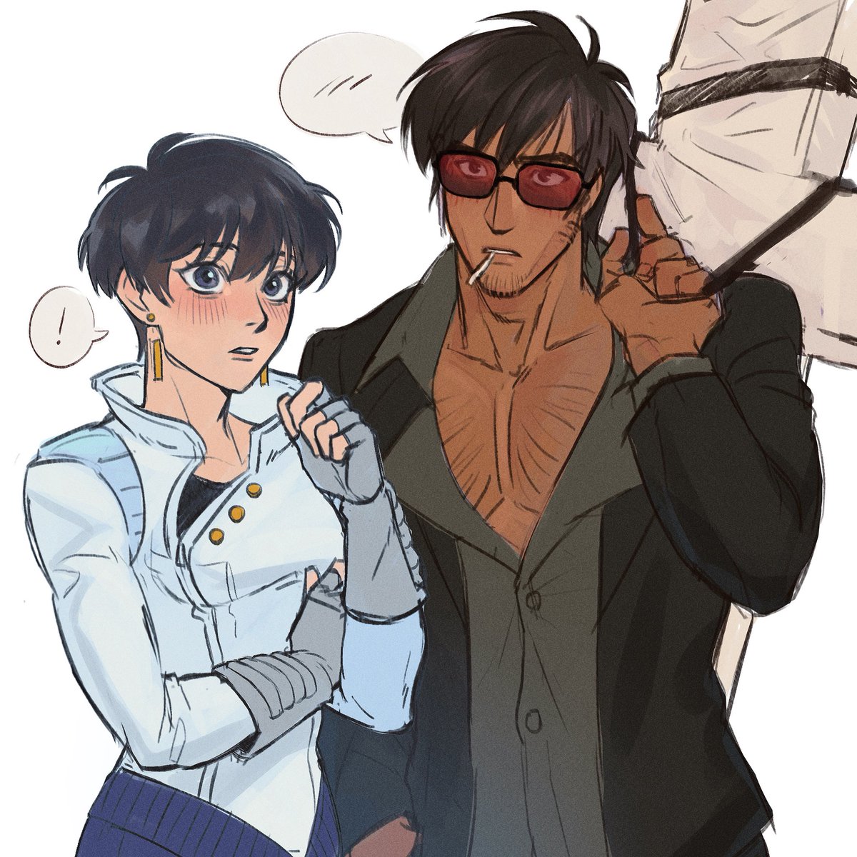 haedyllic's tweet image. suns and their moons #TRIGUNSTARGAZE