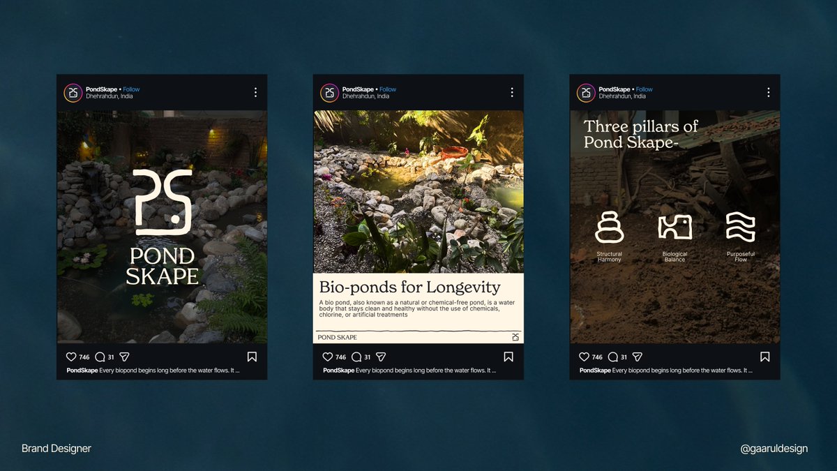 gaaruldesign's tweet photo. Social media design for Pond Skape

Design that drives real results⬆️ https://t.co/Wni1XWjekW