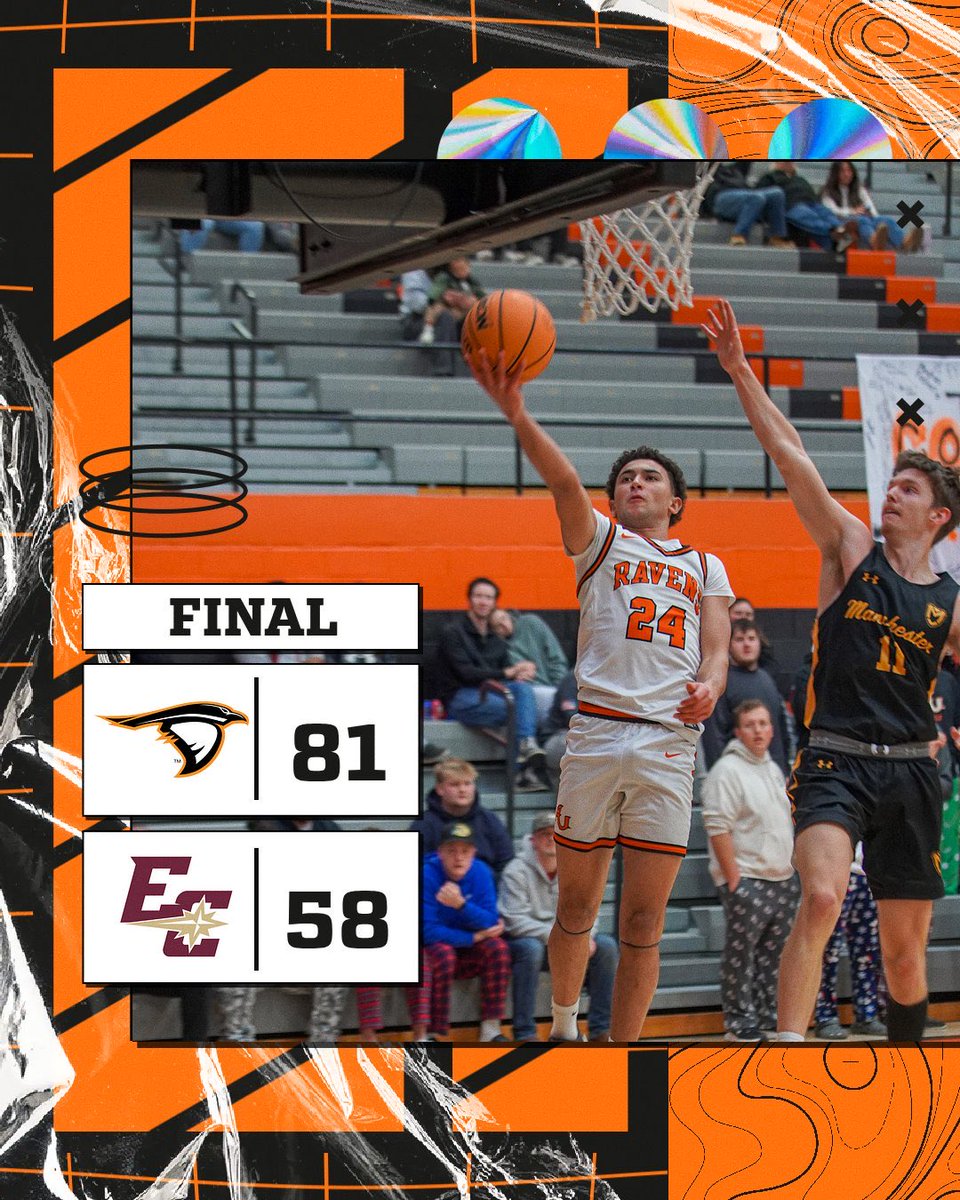 AURavensMBB's tweet image. Good road win against Earlham to stay undefeated in the new year!!