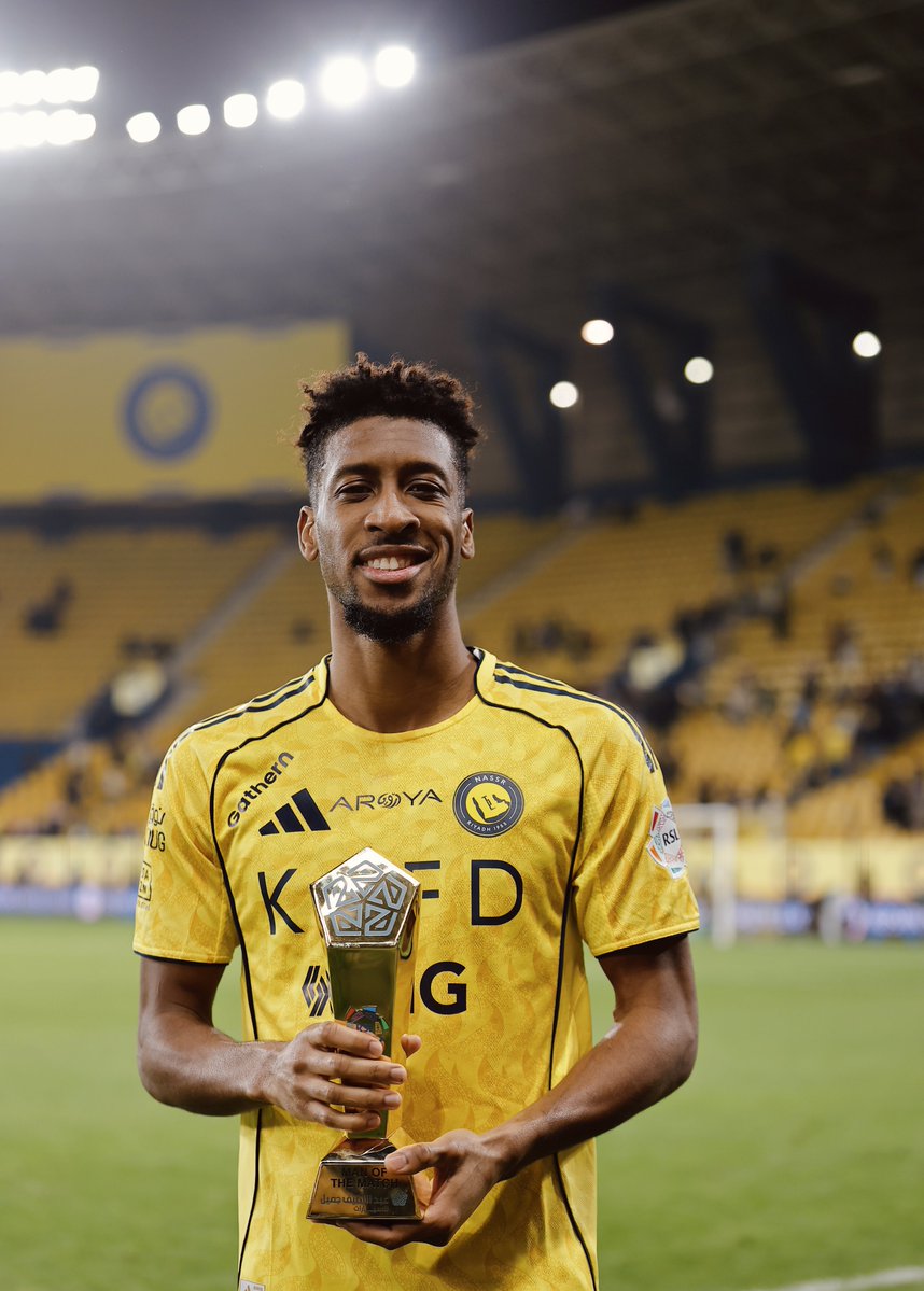 رجل مباراة #النصر_الشباب .. كينغسلي كومان 🤩