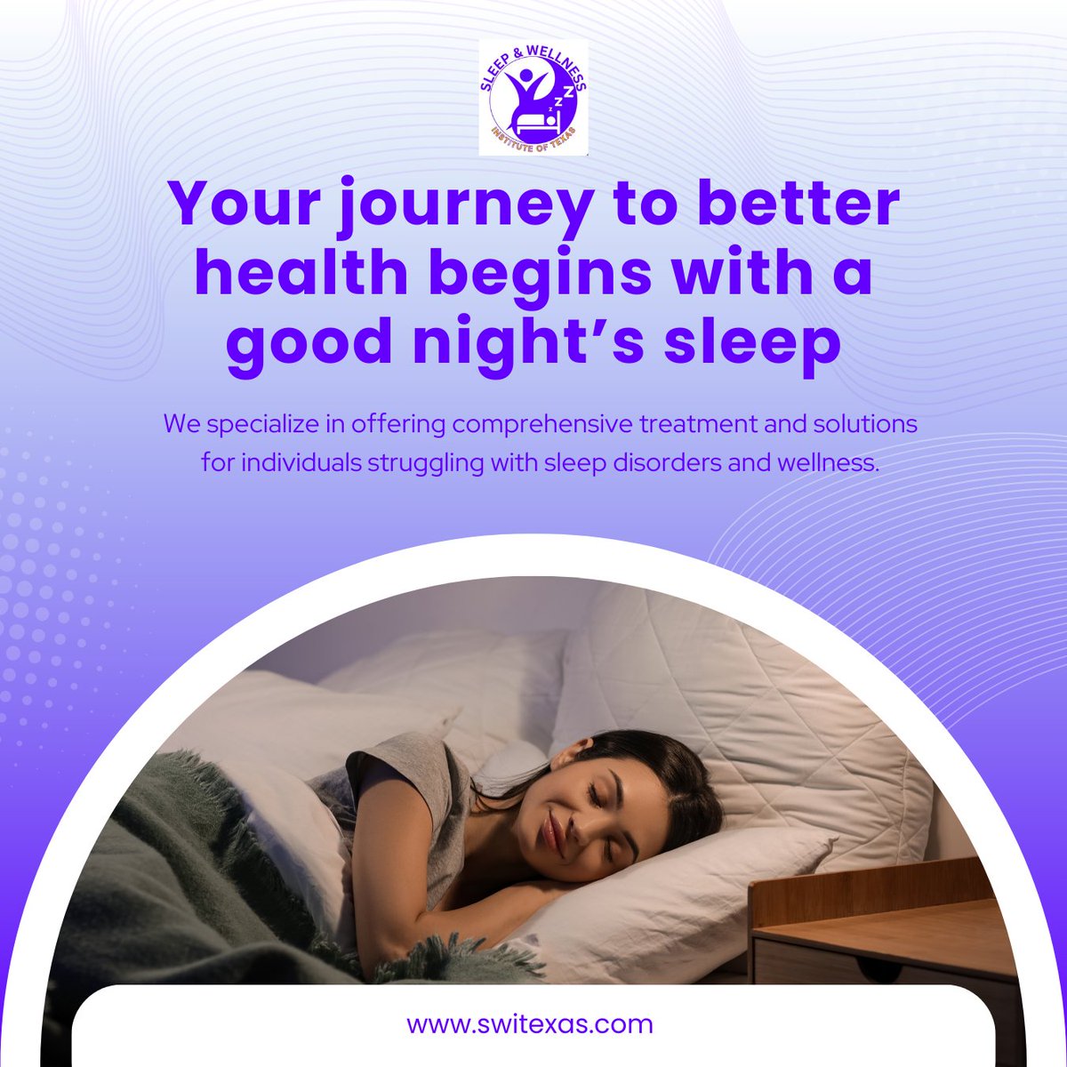 dr4_sleep's tweet photo. Welcome to our Sleep and Wellness Clinic, where your journey to better health begins with a good night’s sleep. We specialize in comprehensive sleep care and holistic wellness solutions, designed to help you achieve optimal physical and mental well-being.

 #BetterSleep https://t.co/uaTgaKKQCh