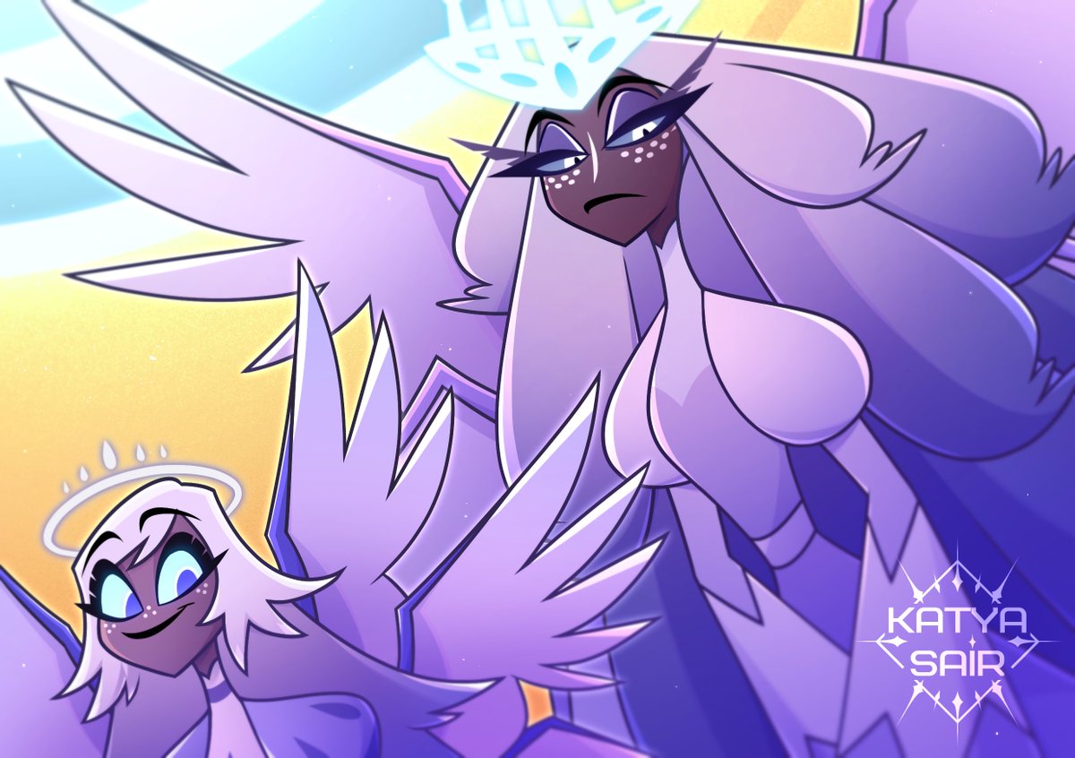 katya_sair's tweet image. 👁️👄👁️ #hazbinhotel #emily #sera