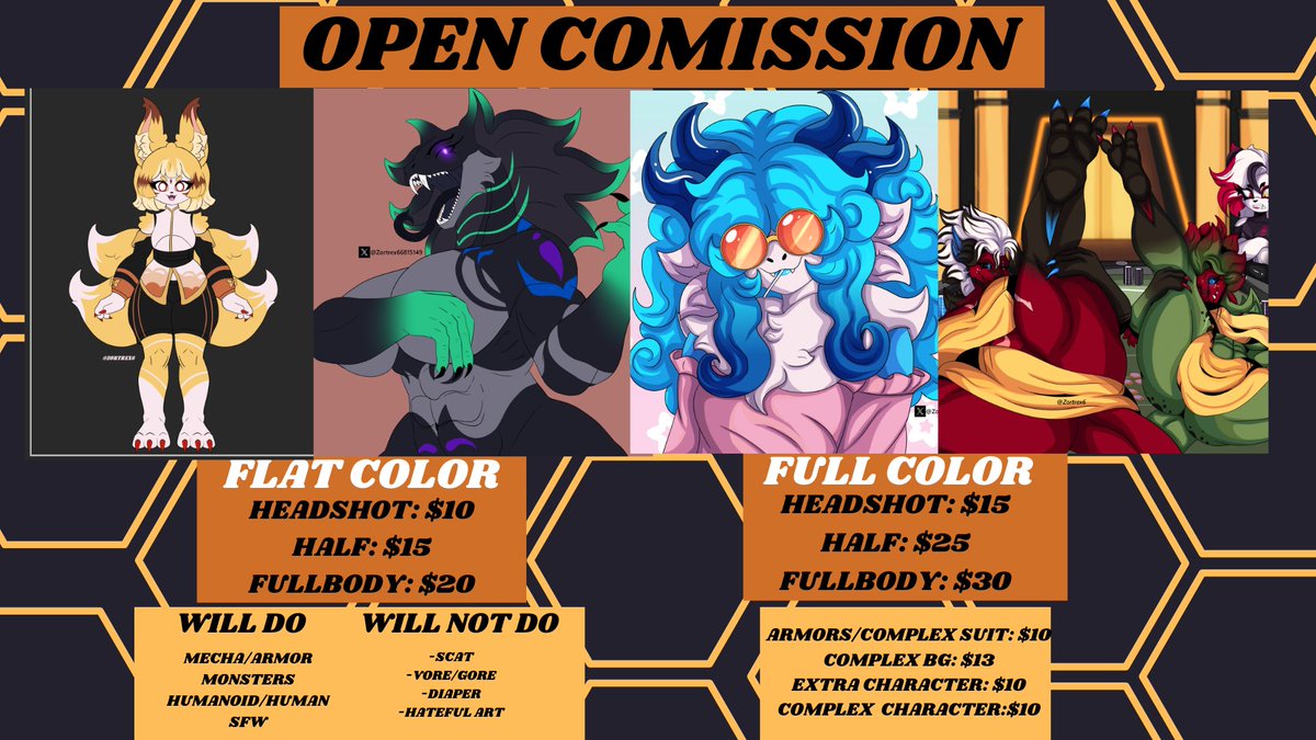 Zortrex (Open Commissions) tweet media