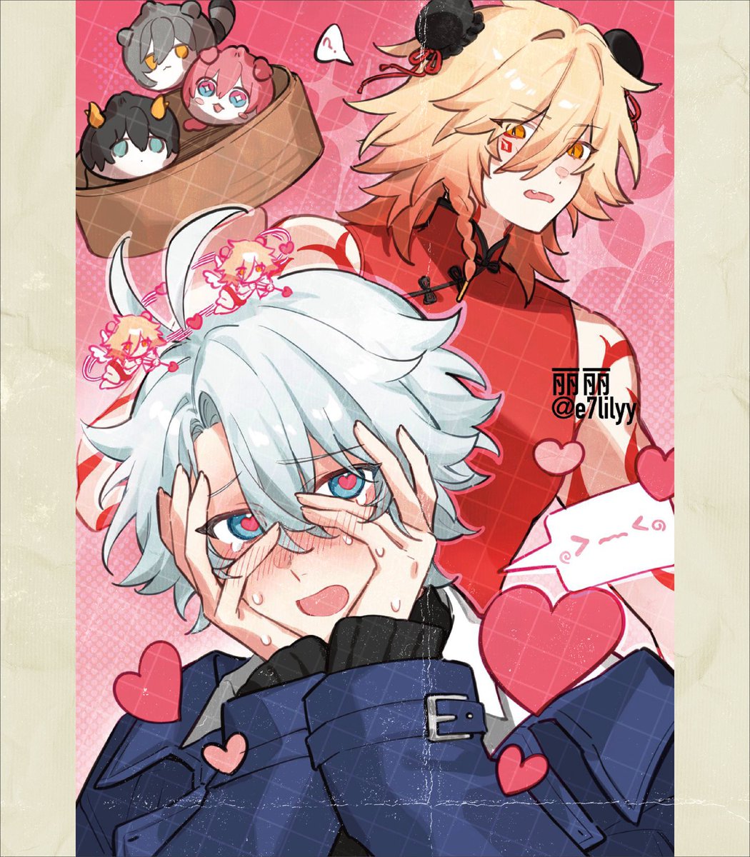 ⋆˙⟡ — 𝑨𝑹𝑻𝑰𝑺𝑻 𝑰𝑵𝑻𝑹𝑶 #9 — ⟡˙⋆

Craving the fun, playful, and adorable Phainon &amp; Mydei? Lily (<a href="/e7lilyy/">丽丽 🍬</a> ) have you covered. Prepare for a full blast of cutesy goodness!☀️🍷

#phaideilife #phaideicafe