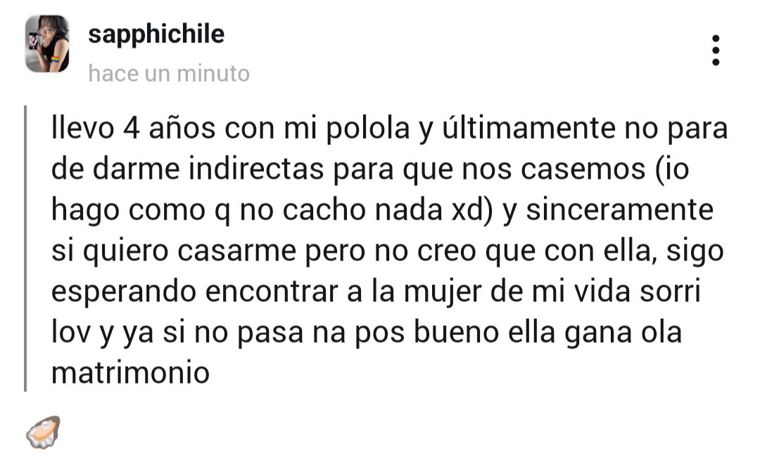 ccsapphichile's tweet image. DÉJALA