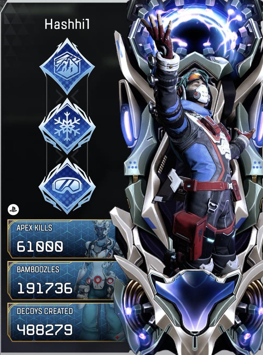 overwatch has me in a serious chokehold at the moment, but 61k on the goat🏆#playapex