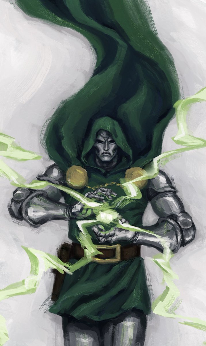My first artwork this year!
#DoctorDoom #MarvelComics