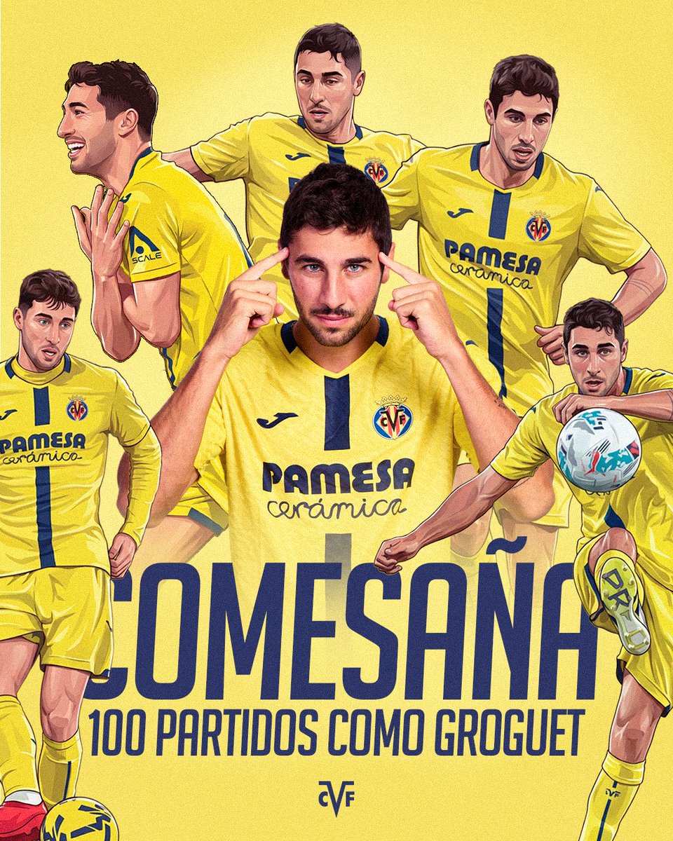 Centrocampista total, centrocampista centenario.

Santi Comesaña cumple 100 partidos con el Villarreal CF 💛💙 ¡A por muchos más, Santi!