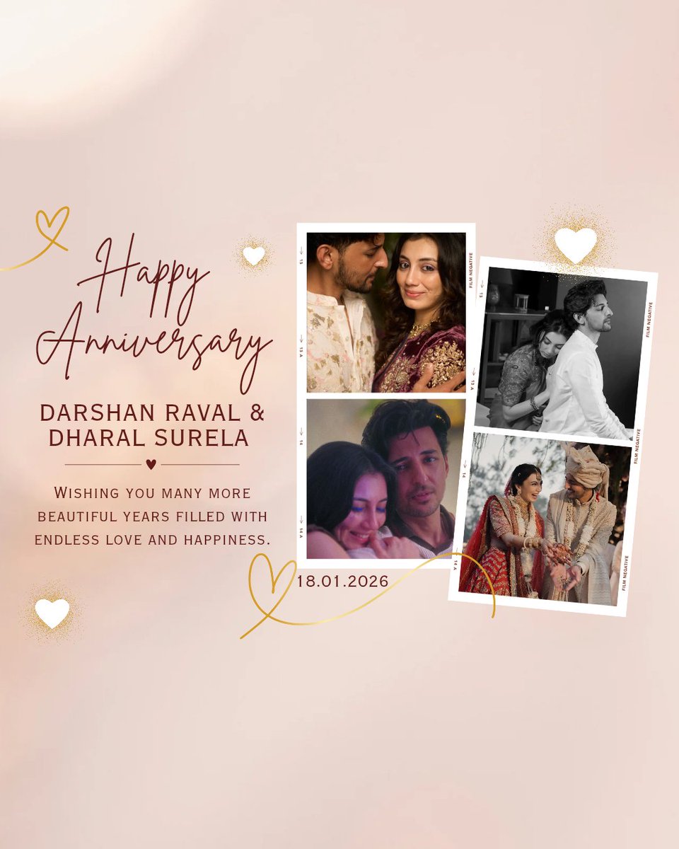 mujtabadz's tweet photo. Happy anniversary cuties 💙✨
@DarshanRavalDZ @dharal_surelia

Wishing endless happiness, understanding, and togetherness for the journey ahead 🌸🫠 https://t.co/RHSLhJ13co