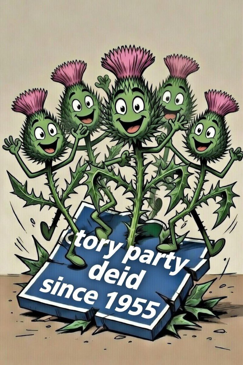 WhiskyElf's tweet photo. Scotland hasn’t voted in favour of the tories since 1955. Why would we vote for their rejects—now with r*form?

#voteSNP to finally bury the red/blue/sick coloured tories once and for all https://t.co/jUoCvDZvsA