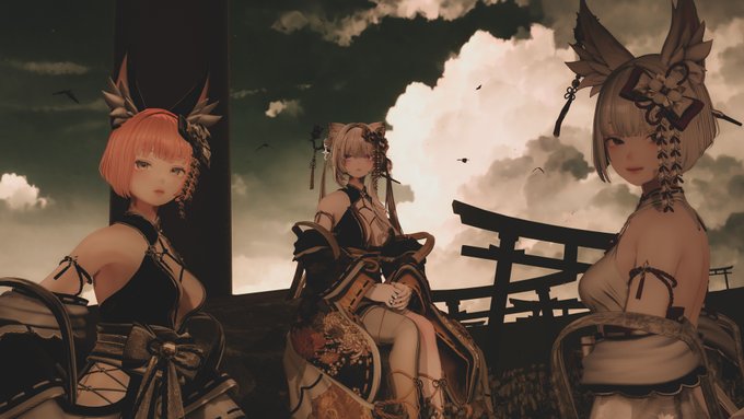 Sheena_baobab's tweet image. VRChat12歳！おめでとう🎉
思い出をシェアしてね、と書いてあったので、思い出してたんだけど、いろいろあって選べない！どれもこれもVRCなしではありえないので・・・
でも選ぶなら・・・
①おそろい写真がめっちゃ楽しかった！
②生誕祭！楽しかったなー🐰🌳🐟🐟
③VR Japan Tours和婚体験ツアー…