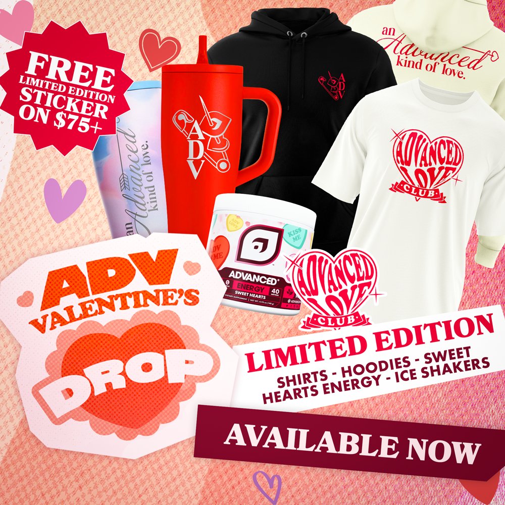 🚨🚨💘VALENTINES DROP IS LIVE 💘 🚨🚨

Its here and its early, get some of these limited time only items before they are gone.
advanced.gg/pages/valentin…