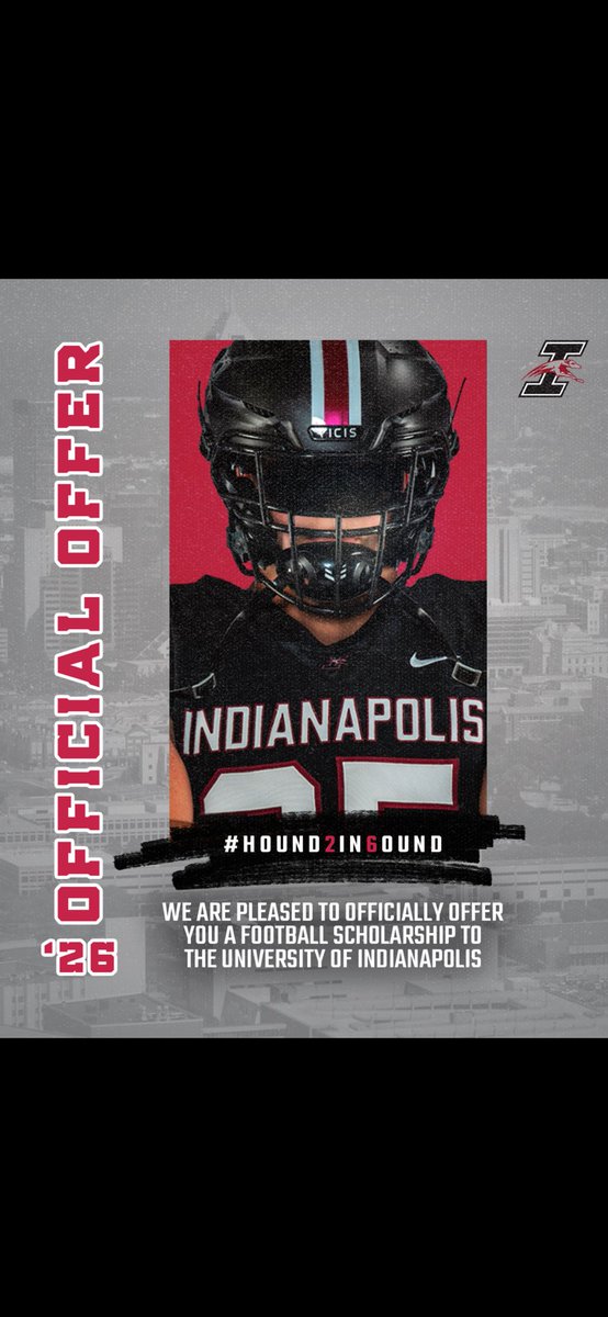 JosiahLeonard19's tweet image. I am truly blessed to have received an official offer from Coach @KeeversChris and his coaching staff to play @UIndyFB @rodenjustin @CoachStewart70 @tylerelrod10 @hembree_john @fcsdathletics @gmcsports @CoachJeff5_ @AllenTrieu @CSAPrepStar @malikjackson43 @TimRecognition