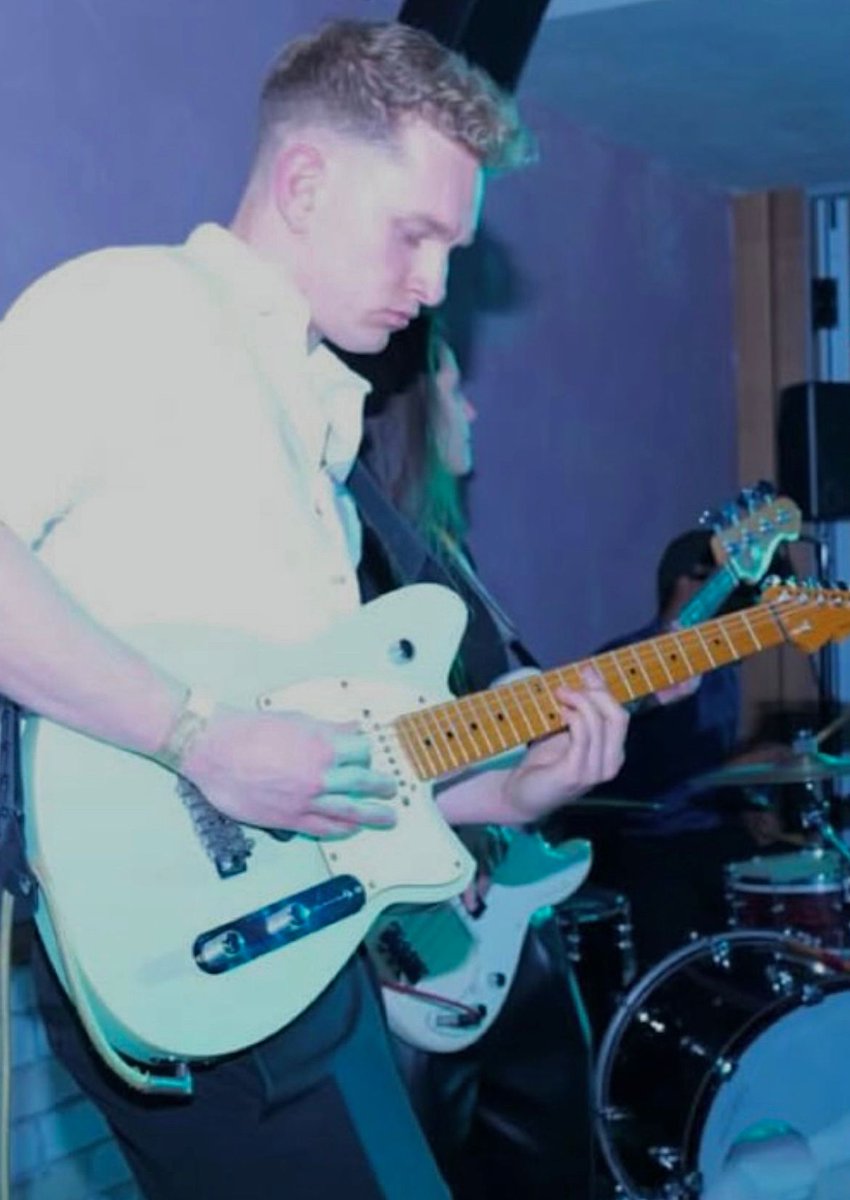simoncamp50's tweet photo. My son playing guitar with the New guardz in London https://t.co/xGjA0e4w93