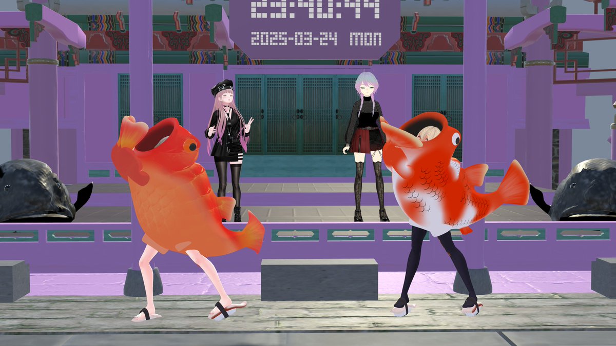 Sheena_baobab's tweet image. VRChat12歳！おめでとう🎉
思い出をシェアしてね、と書いてあったので、思い出してたんだけど、いろいろあって選べない！どれもこれもVRCなしではありえないので・・・
でも選ぶなら・・・
①おそろい写真がめっちゃ楽しかった！
②生誕祭！楽しかったなー🐰🌳🐟🐟
③VR Japan Tours和婚体験ツアー…