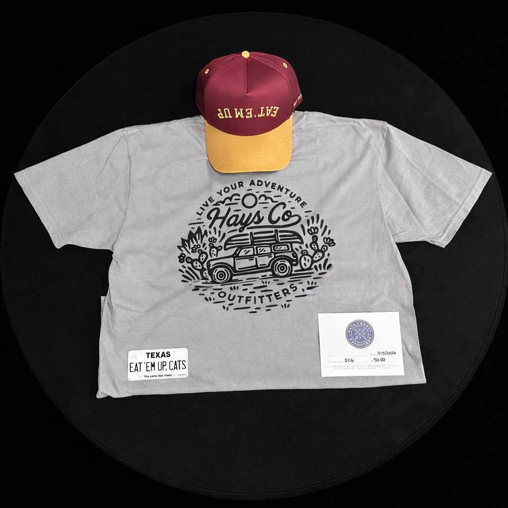 🚨TXST SOFTBALL AUCTION🚨

Another business is joining us on our auction!  Check out what <a href="/HaysCoOutfitter/">Hays Co. Outfitters</a> put in our auction 👀

one.bidpal.net/2026txstfirstp…