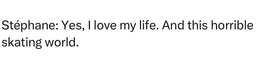 oohlaloenas's tweet image. put this quote in the figure skating history books