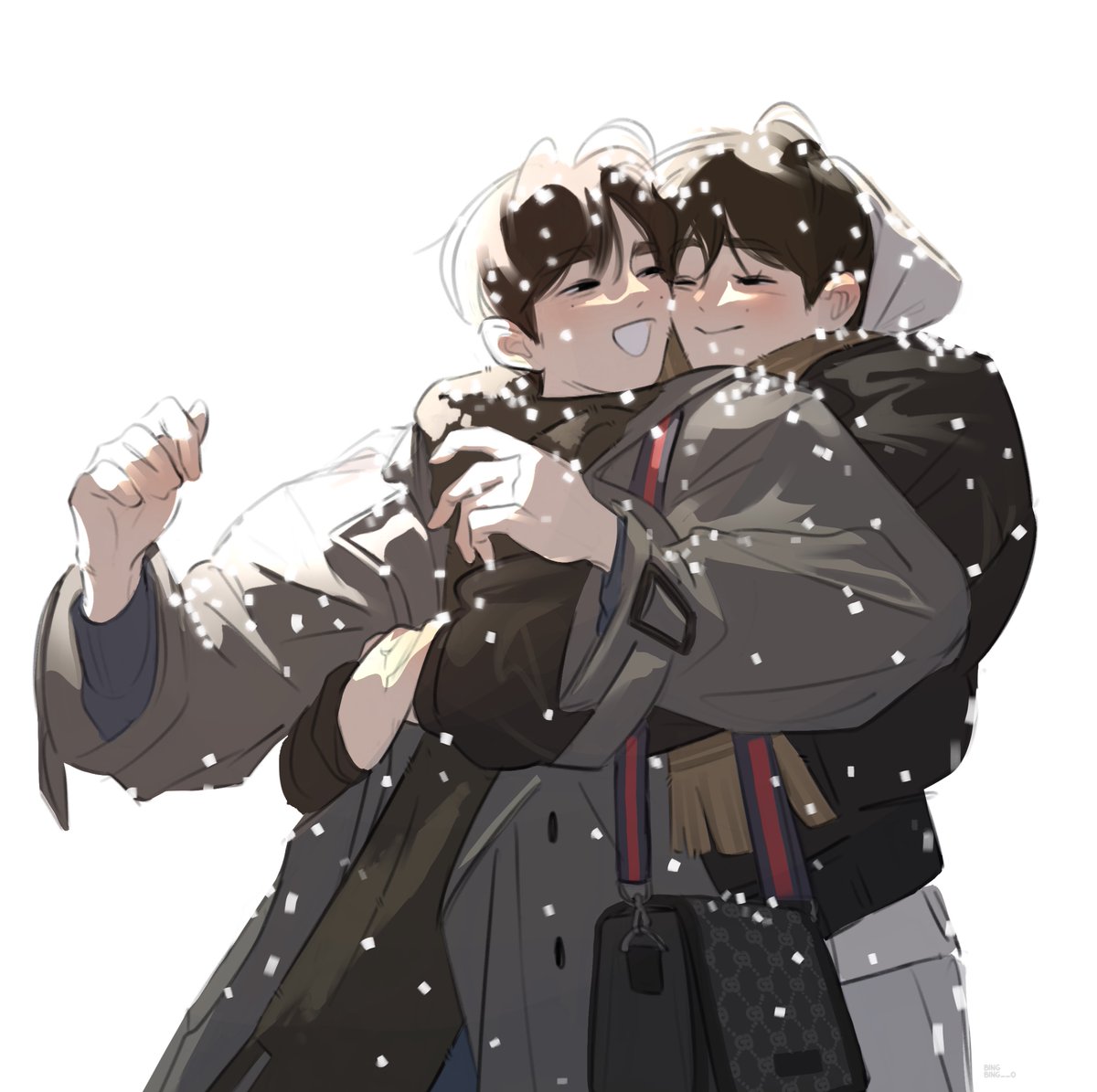 bingbing__o's tweet image. ❄️ #빈늘 #binhao