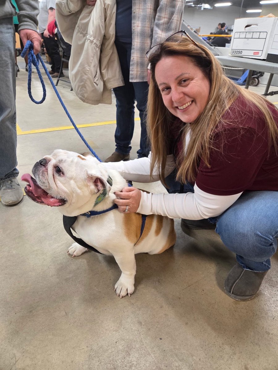 WCBAinPA's tweet photo. 🐶What a treat! Yesterday our favorite therapy dog Magnus, came back for a second visit! This sweet pup spent the morning visiting our facility bringing smiles to all of our consumers. His grace and gentle soul were just what we needed on a cold winter’s day. https://t.co/nP7kuzCbOe