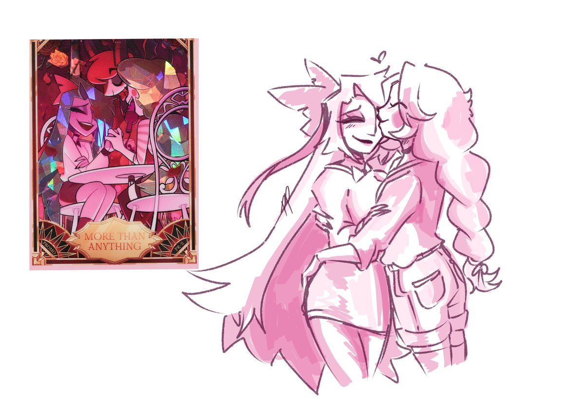 Gumpy_grouch's tweet image. Doodle I did at work while waiting 🎀🌈  🥰

#chaggie