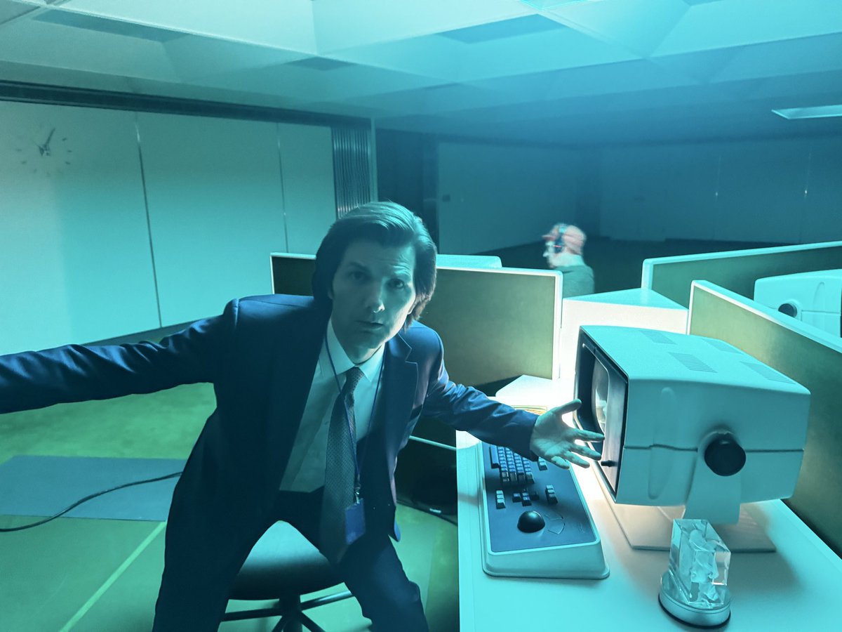 adamazingscott's tweet image. To celebrate the anniversary of Severance season 2, Ben Stiller just shared these previously unreleased photos!