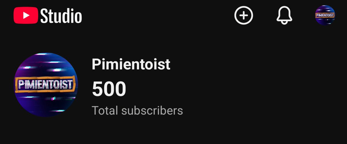 Pimientoist's tweet image. Thank you all for subscribing we have reach 500 subscribers! Let's see if by the end of 2026 we can reach 1000! #smallyoutuber