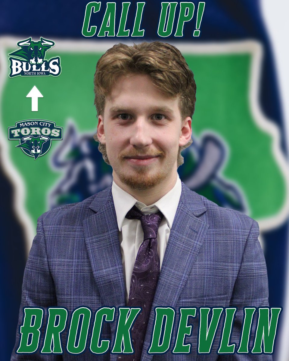masoncitytoros's tweet image. Call Up Alert! Mason City Toros Goaltender Brock Devlin has been called up to the NAHL’s North Iowa Bulls! Brock is our 4th player to earn an in-season call up this year. Congratulations, Brock!

#MasonCityToros #NA3HL #Advancement
