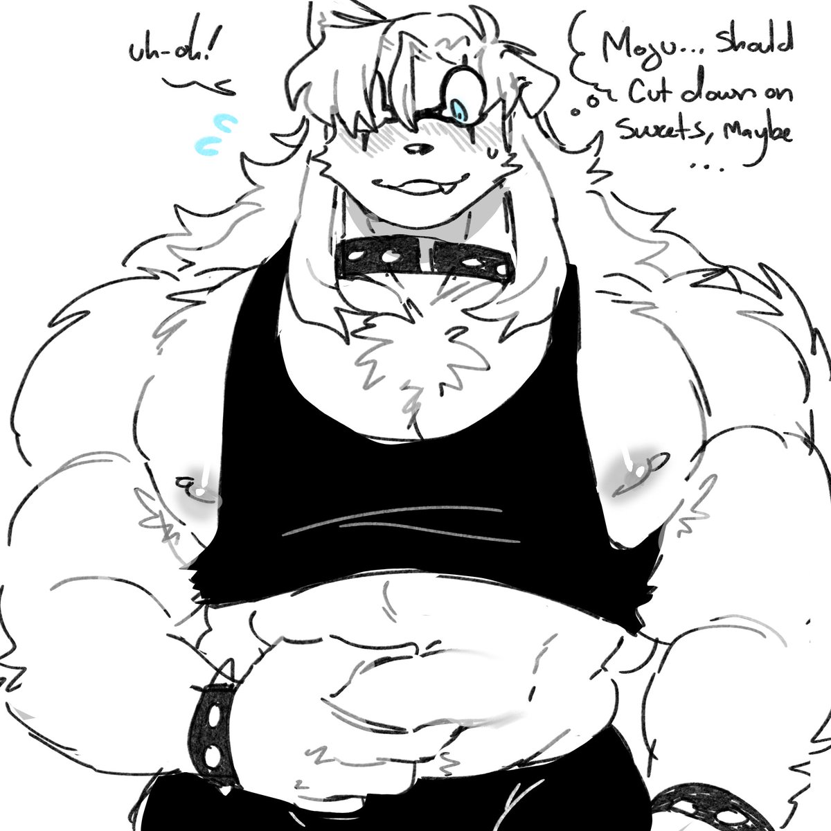 cclownteeth's tweet image. mogu, but a slight bit heavier