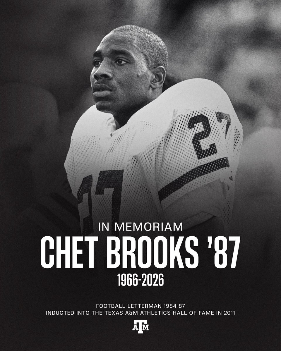 AggieFootball's tweet image. Honoring the life and legacy of Chet Brooks. 

🔗: aggi.es/4bECiop