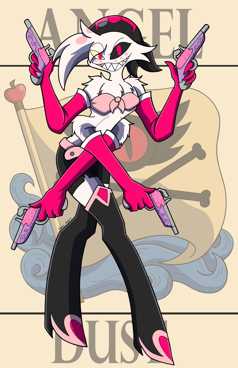 SOScomics's tweet image. Part 3 of my Hazbin Pirate series: Angel Dust.  #fanart #art #Pirates #HazbinHotelfanart #HazbinHotelangeldust #angeldust