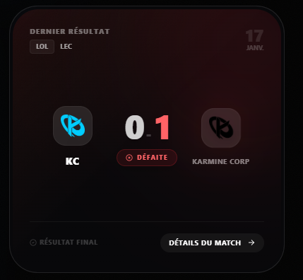 On a théoriquement perdu...