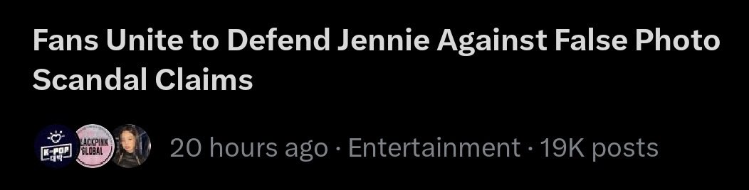 jenniescharts's tweet image. I extend my gratitude to every fandom that joined us in defending and protecting JENNIE from certain particular fandoms. I promise this will not be forgotten, and we will reciprocate the same support in the future