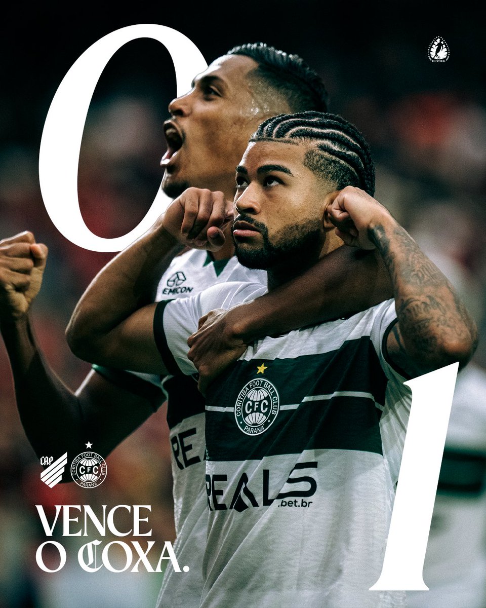 🕑 2T | ⏱ 49' | MAIS UMA VITÓRIA MINHA NO CLÁSSICO, MAIS UMA FORA DE CASA! 🇳🇬

⚽ Lucas Ronier marcou de cabeça. Comemora, Nação Alviverde!

🟢 #capxCFC | 0⃣x1️⃣
⚪️ #CoxaNoParanaense