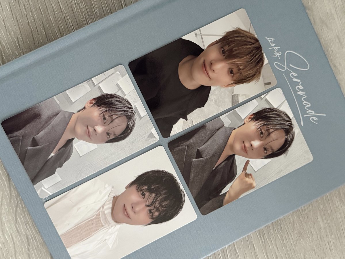 iloveboohan's tweet image. my first serenade album!!! ꉂ(˵˃ ᗜ ˂˵) 💙