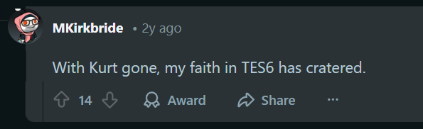 LegacyKillaHD's tweet photo. The vibes for The Elder Scrolls 6 have never been worse.

- Bruce Nesmith (Skyrim Lead)
- Kurt Kuhlmann (Skyrim Co-Lead)
- Michael Kirkbride (Morrowind/Oblivion Writer)
- Nate Purkeypile (Skyrim Senior Artist)

All above saying the exact things you DO NOT want to hear about TES6: https://t.co/Dl4l6lm1Fi
