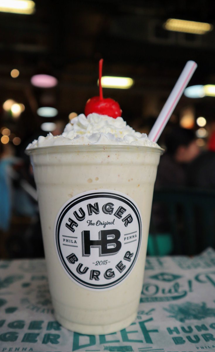 A classic vanilla shake with a cherry on top! 🍒