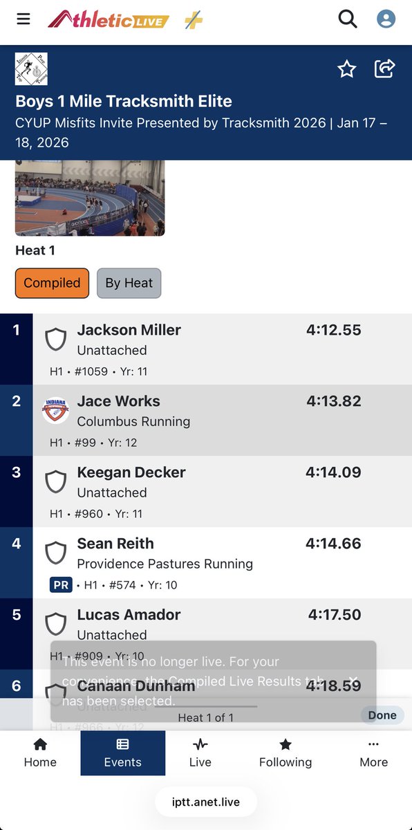 SLUH XC and Track tweet media