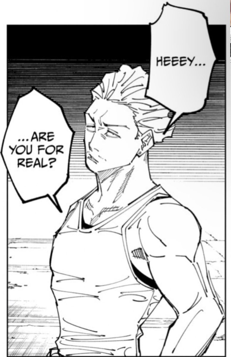 I don’t really get how Hakari is “fraudulent” (fight-wise), when all of his opponents have complimented or have atleast thought positively of him