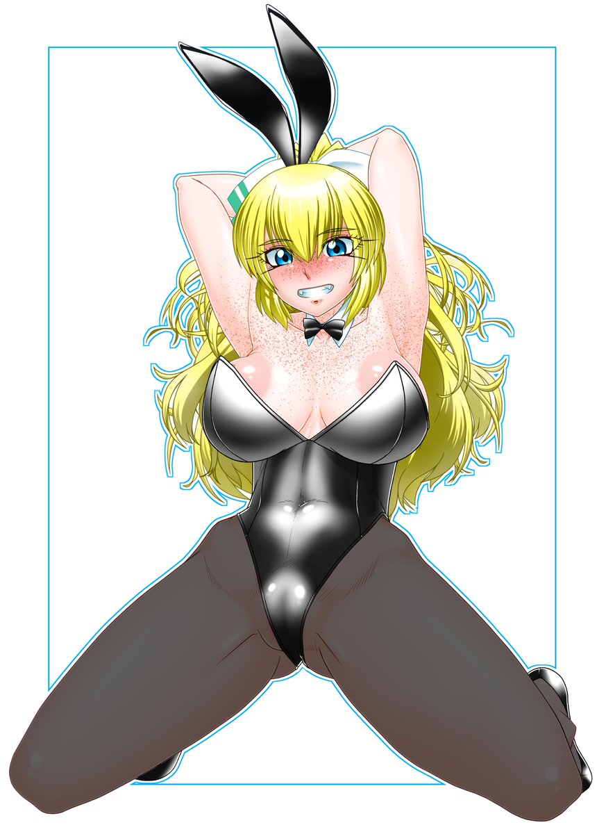 #これを見た人はバニーガールをTLに放流しよう 
ぼるぼさんバニー4態 