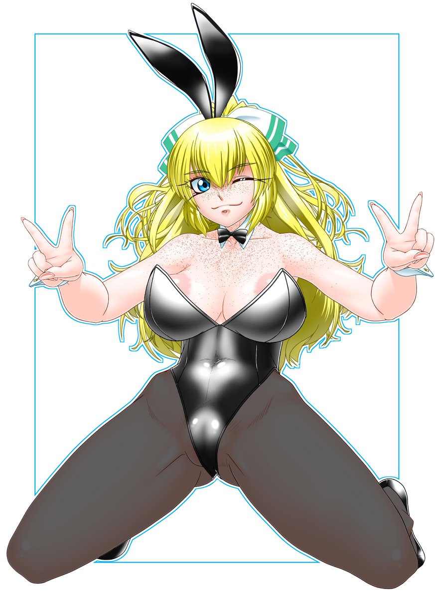 #これを見た人はバニーガールをTLに放流しよう 
ぼるぼさんバニー4態 