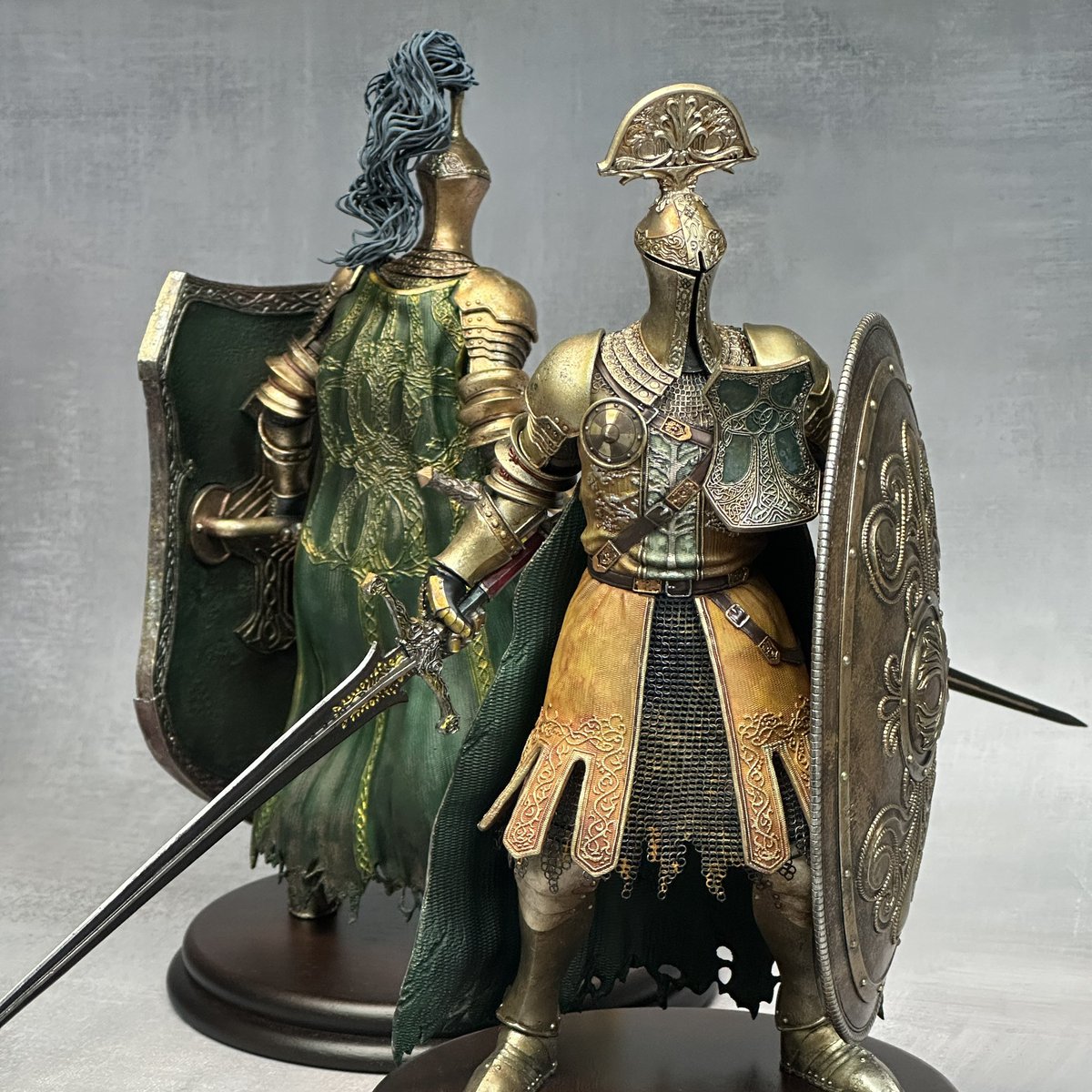 ゴドリック騎士&amp;ローデイル騎士~完成
原型<a href="/harigilly/">ハリギリ/針桐双一</a> 
塗裝Tse Jen Chen AZ
#ELDENRING #WF2025S