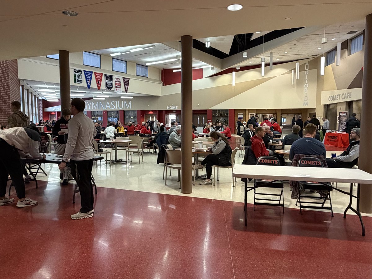 npboystrack's tweet image. Great bunch of T&amp;amp;F coaches and Vendors on campus! North Polk T&amp;amp;F Coaches Clinic 2026!